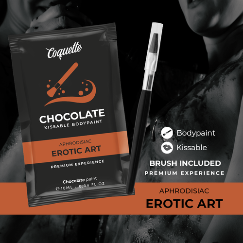 sexy shop Pittura Corpo Commestibile Al Cioccolato - Chocolate Kissable - Sensualshop toys