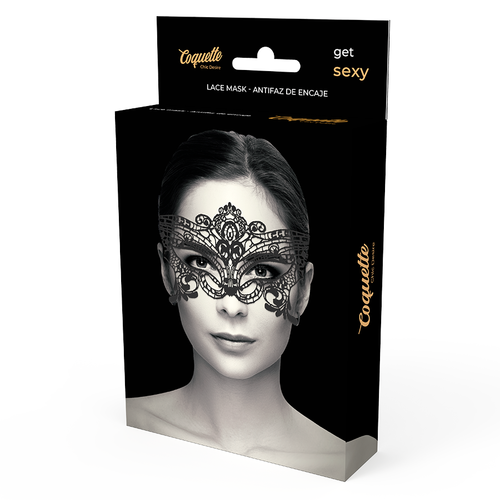 sexy shop MASCHERA IN PIZZO COQUETTE CHIC DESIRE NERA - Sensualshop toys