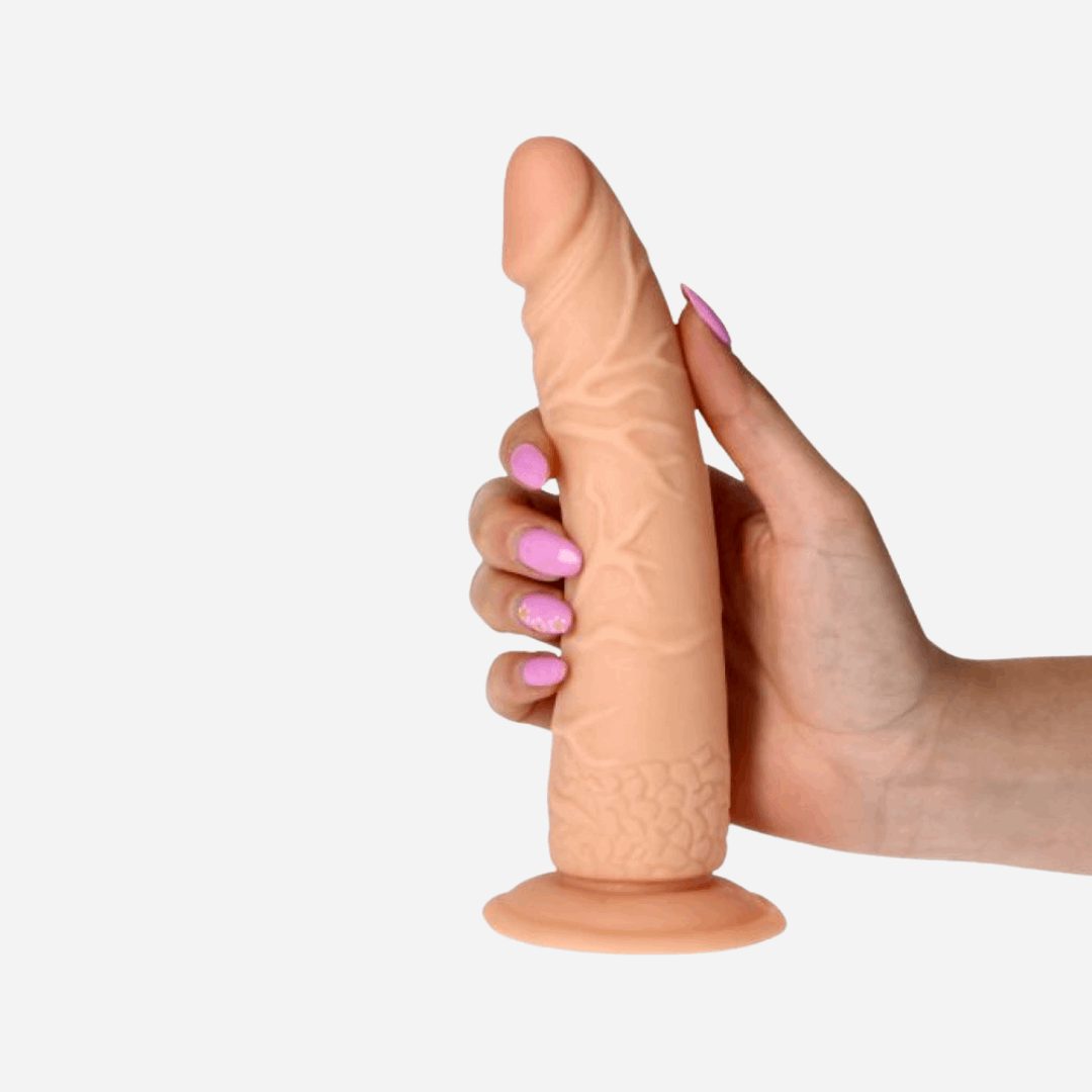 Dildo Vibrante Realistico Flesh Earth Flavour 7''  Carne  18 cm