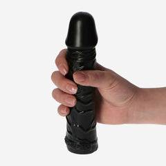 sexy shop Dildo Realistico Nero Morbido Privo Di Ftalati Pvc 18Cm 4.5Cm Gustavo Black - Sensualshop toys