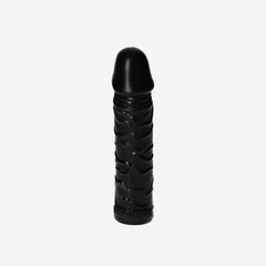 sexy shop Dildo Realistico Nero Morbido Privo Di Ftalati Pvc 18Cm 4.5Cm Gustavo Black - Sensualshop toys