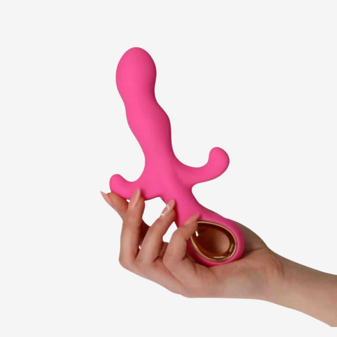 sexy shop Vibratore Three Feel Materiale Abs Privo Di Ftalati Silicone Medicale Colore Rosa Lunghezza19.5cm Diametro: 3.2 cm Vibrazione: Si Multiprogramma, Multispeed - Sensualshop toys