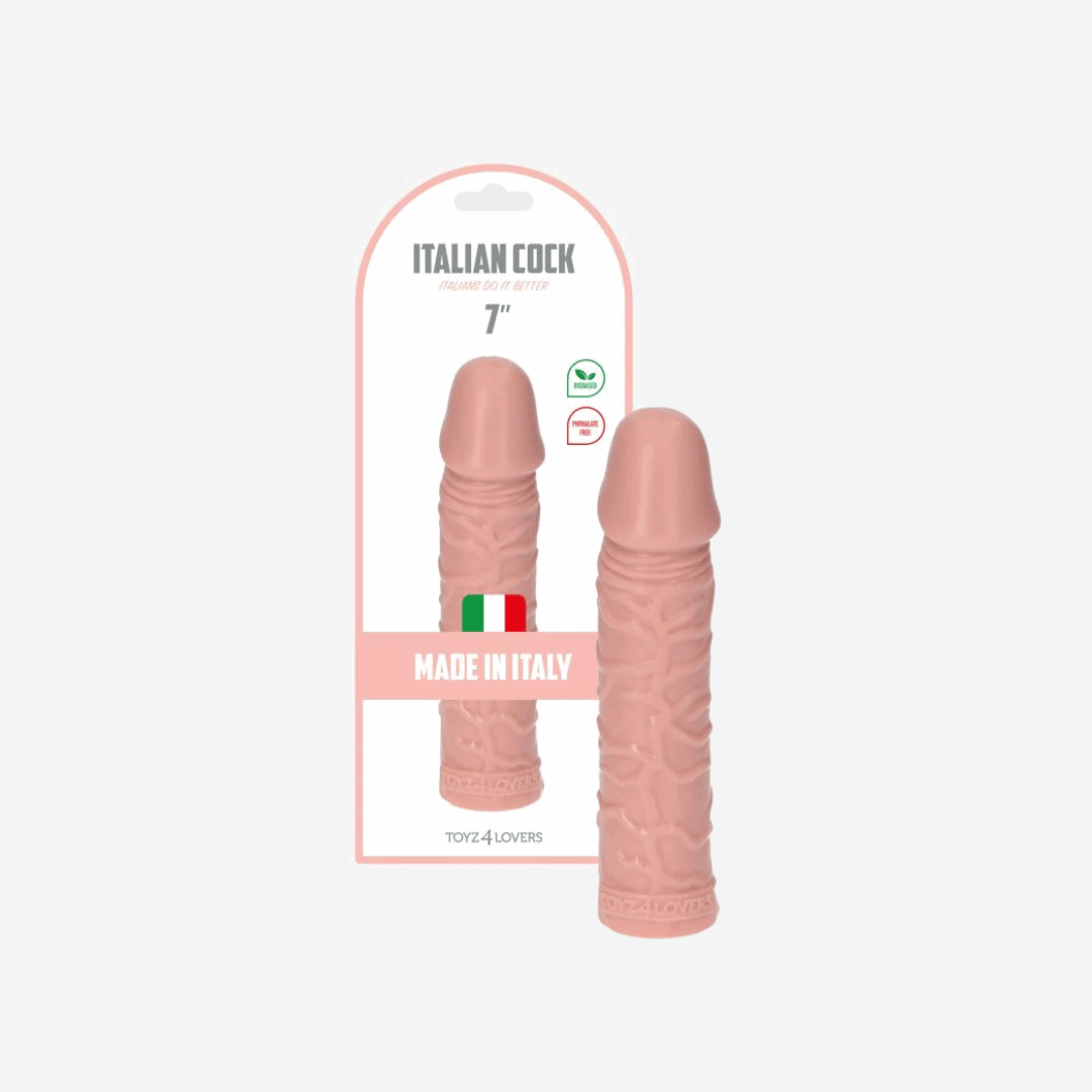 sexy shop Dildo Lunghezza 18cm Diametro 4.5cm Biobased Privo Di Ftalati Pvc Gustavo Flesh - Sensualshop toys