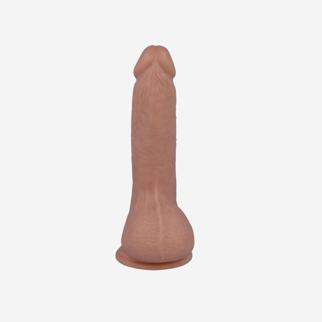 sexy shop Dildo Realistico 19,7x3,1cm Colore Naturale 100% Gomma Pvc Ipoallergenico Flessibile Mr Intense 17 - Sensualshop toys