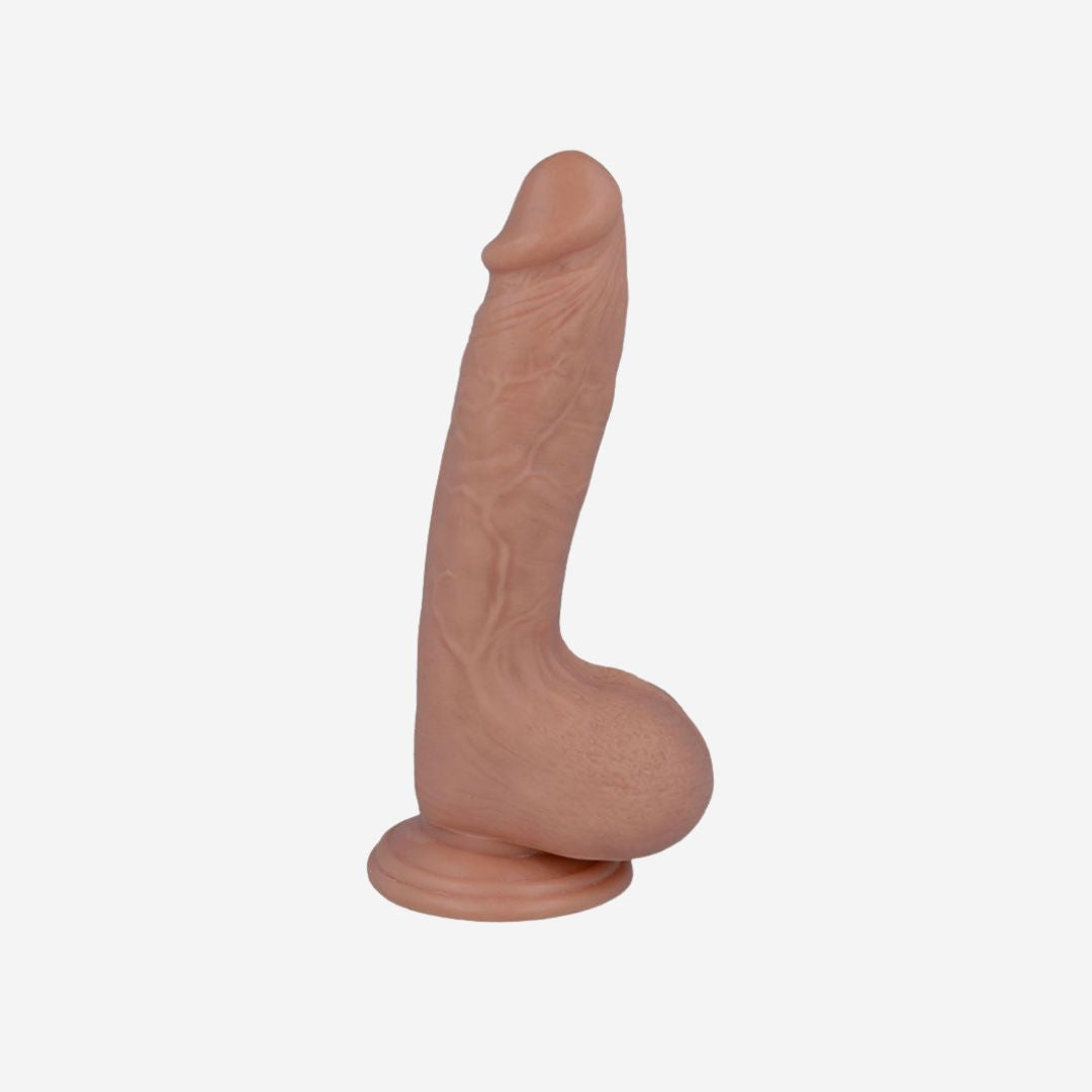 sexy shop Dildo Realistico 19,7x3,1cm Colore Naturale 100% Gomma Pvc Ipoallergenico Flessibile Mr Intense 17 - Sensualshop toys