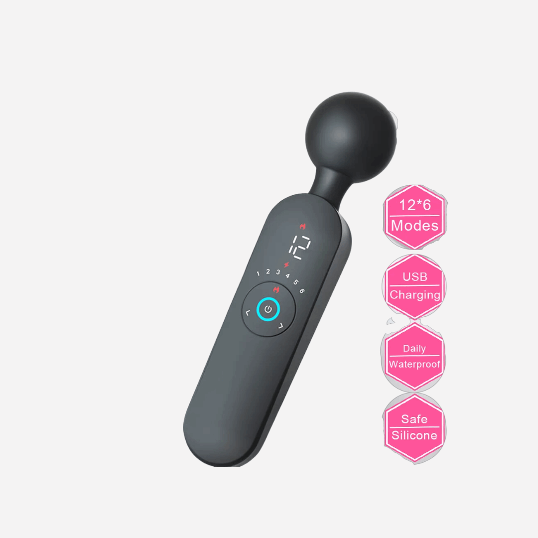 sexy shop Vibratore Riscaldante - Magic Smart Wand Silicone + ABS - Sensualshop toys