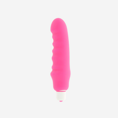 sexy shop Vibratore In Silicone Lungo 14cmx3cm di Diametro Genius Pink - Sensualshop toys