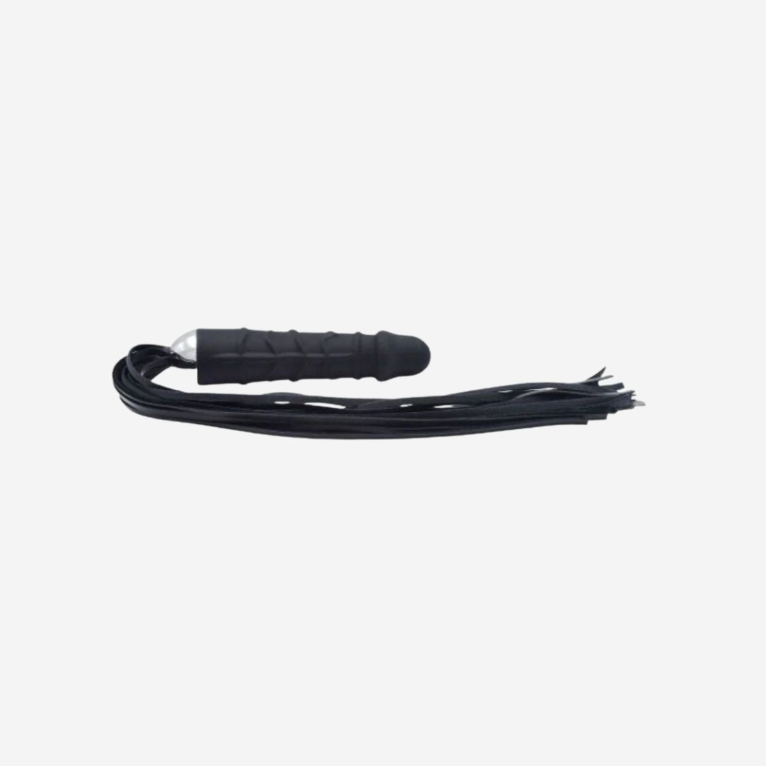 sexy shop Dildo Anale Real Whip Materiale Ecopelle Nero 14cm x 3.5cm - Sensualshop toys