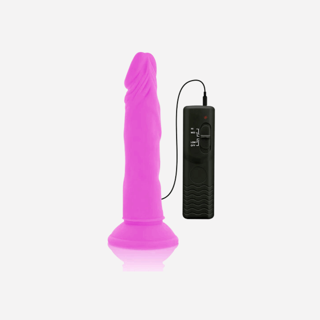 sexy shop Dildo Vibrante Flessibile Diversia 23 cm  Viola - Sensualshop toys