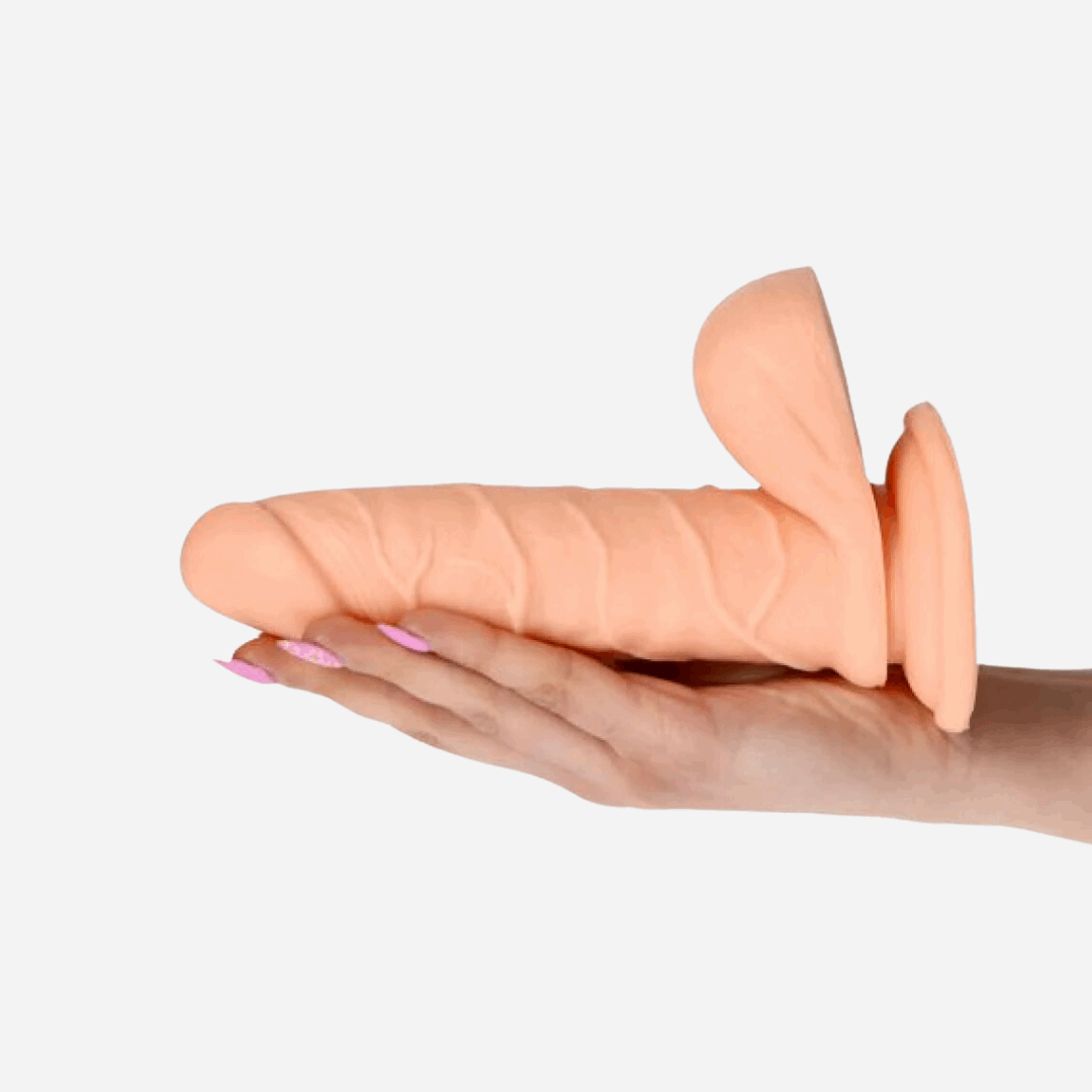 Dildo Vibe Oliver Flesh  Privo Di Ftalati Pvc 17.5Cm  4Cm