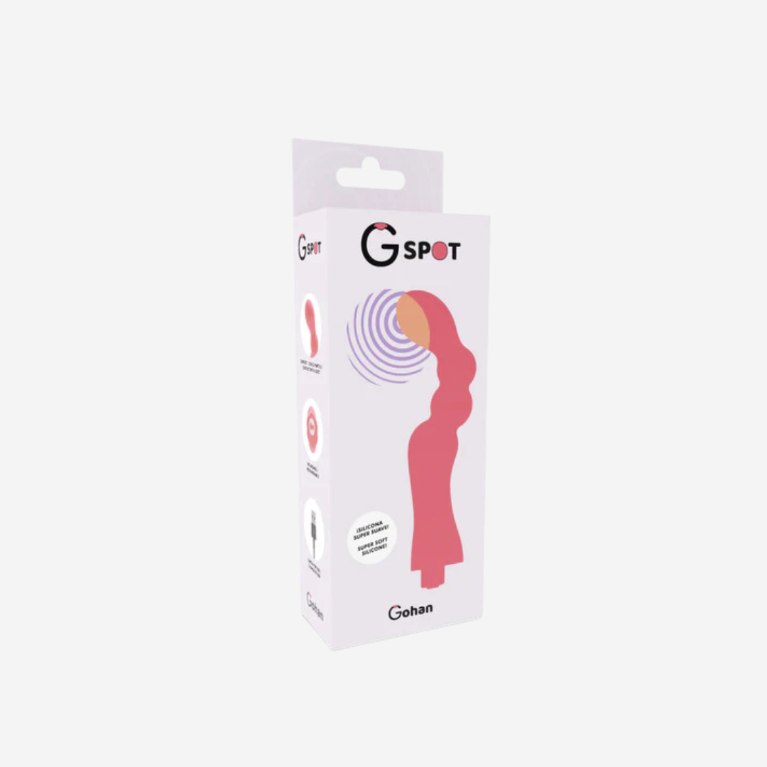 Vibratore G-Spot Gohan Punto G  Rosso Chiaro