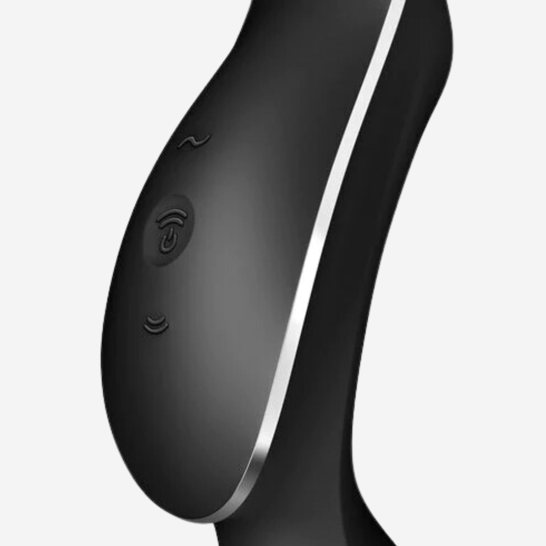 sexy shop Stimolatore E Vibratore Satisfyer Curvy Trinity 2 Nero - Sensualshop toys