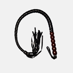 Frusta In Cuoio con Frange Lunghezza 90cm