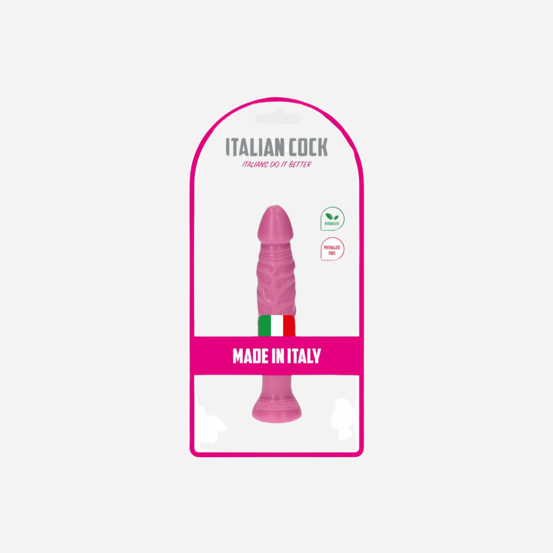 sexy shop Dildo Realistico Slim 10.5Cm 3Cm Bio based Privo Ftalati Pvc Teo Pink - Sensualshop toys