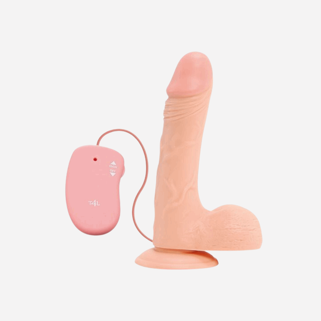 sexy shop Dildo Vibrante Fire Passion 8'' Flesh  Carne  20.5cm - Sensualshop toys