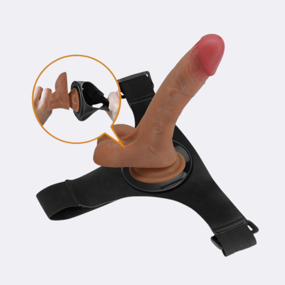 Strap-on Harness Briefs Universal Vibrante e Funzione Squirting Pretty Love