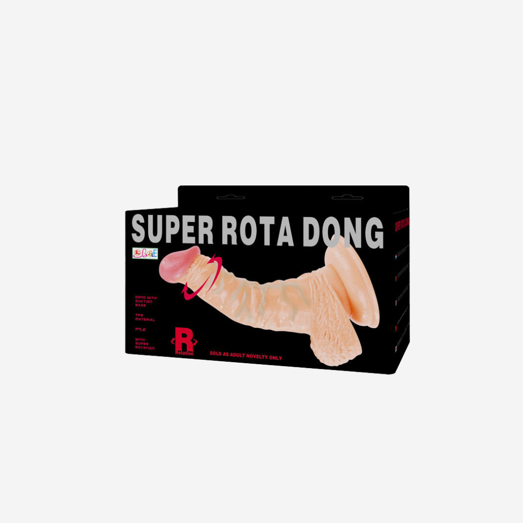 sexy shop Vibratore Realistico Super Rota Dong V  20,5 cm - Sensualshop toys