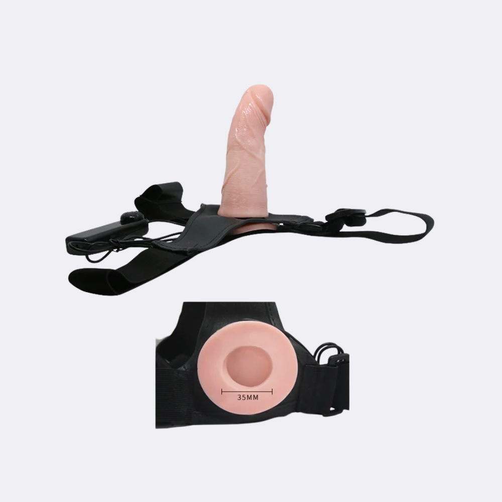 Strap-on Vibrante Ultra Passionate Harness Baile 15 cm
