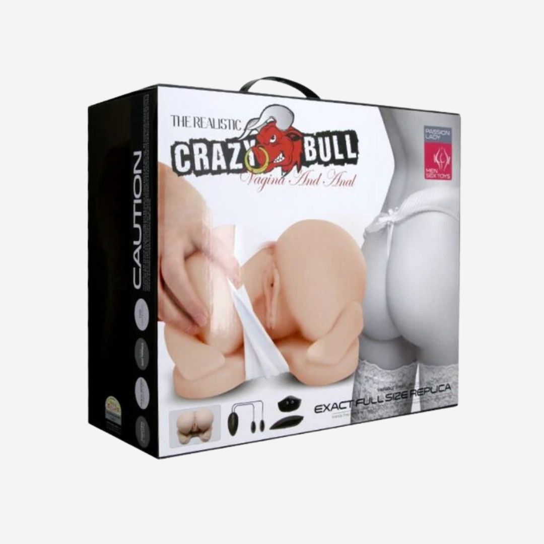 sexy shop Masturbatore Realistico Doppio Foro Crazy Bull - Sensualshop toys