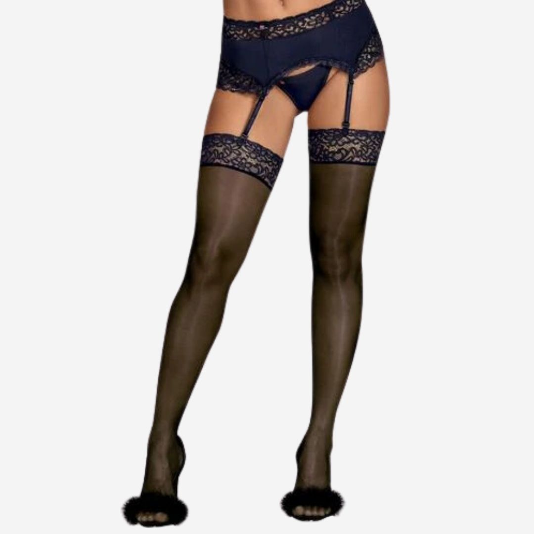 sexy shop Obsessive Calze in Pizzo Drimera Stockings - Sensualshop toys