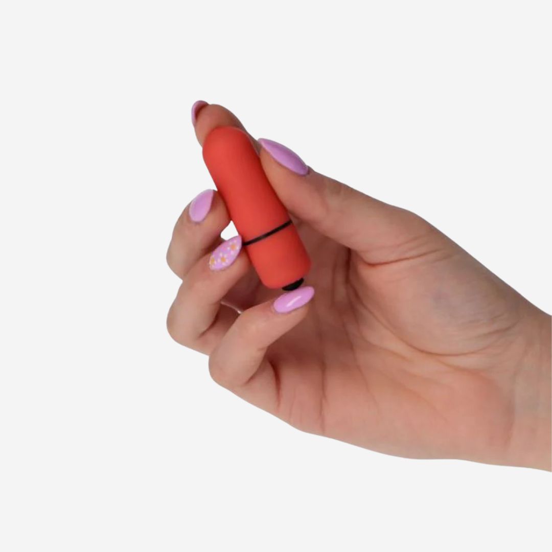 sexy shop Mini Vibratore Tiny Silver Red - Sensualshop toys