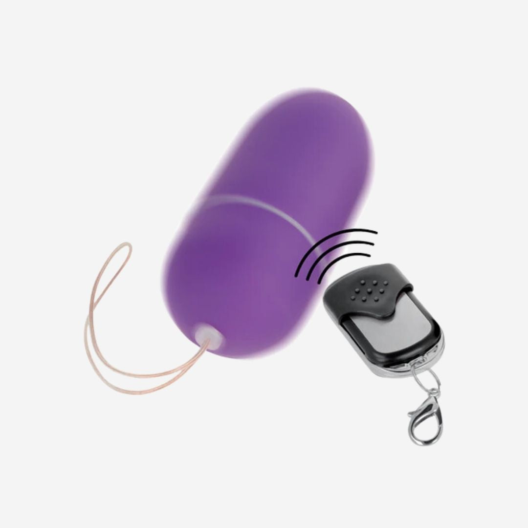 sexy shop Ovulo Vibrante Con Comando a Distanza Viola 10 Modalità di Vibrazione Senza Ftalati - Sensualshop toys