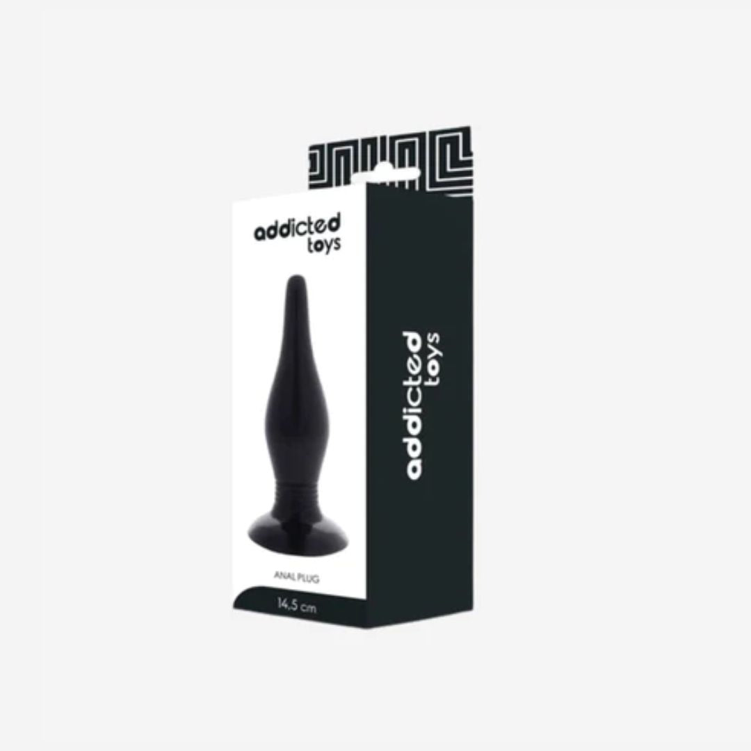sexy shop Plug Anale Addicted Toys 14.5cm Nero - Sensualshop toys
