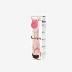sexy shop Rockin Dong Cyber Skin 1 Vibrazione a più velocità Materiale TPR Colore: carne 21,5cm x 4cm Senza ftalati - Sensualshop toys