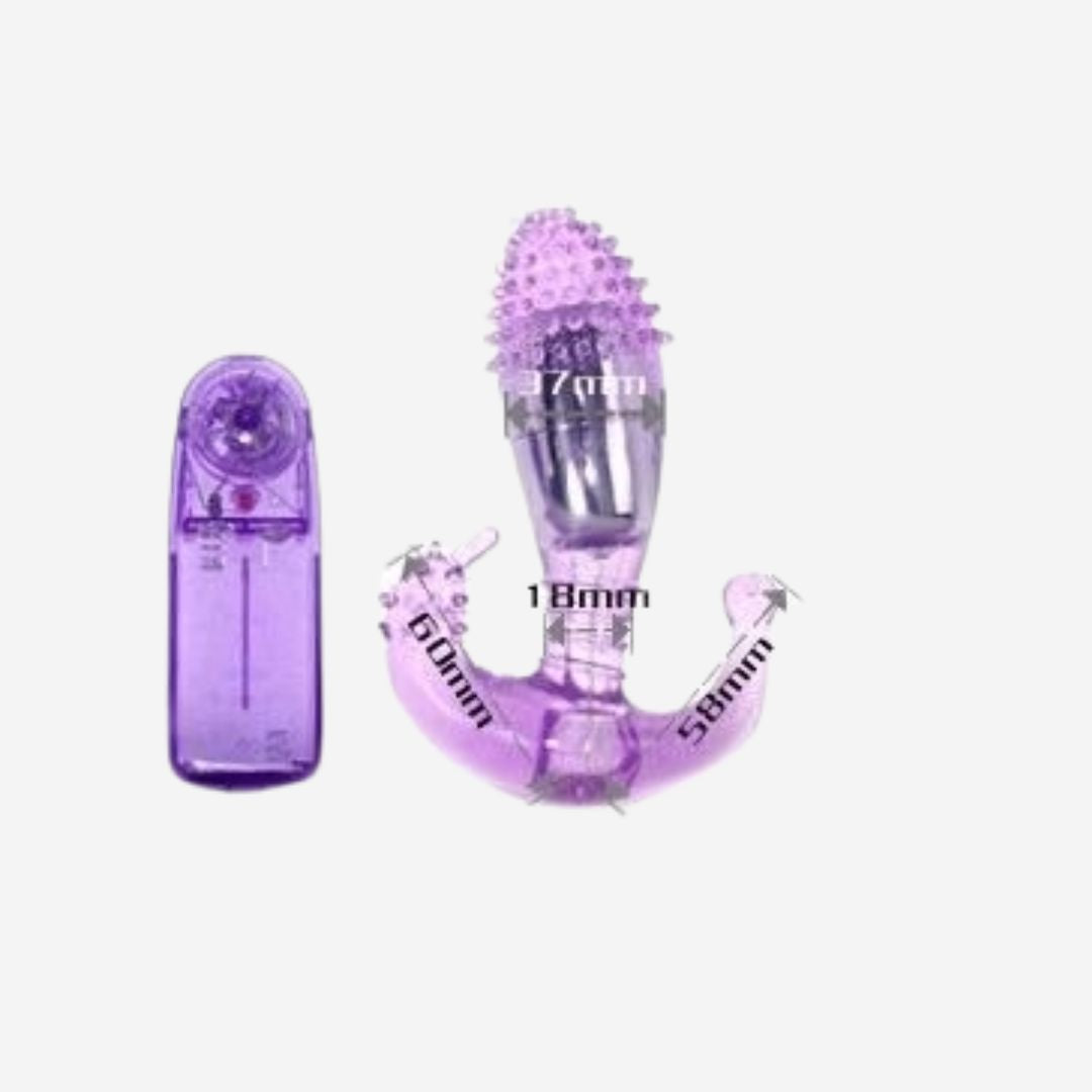 sexy shop Stimolatore Anale Clitoride Punto G Viola - Sensualshop toys