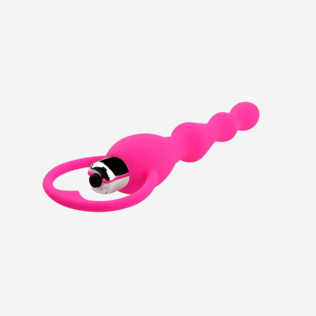 sexy shop Plug Anale Con Palline Vibrante 2in1 Vibratore - Sensualshop toys