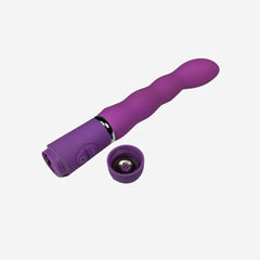 sexy shop Vibratore Donna Punto G Colore Viola Silenzioso Lunghezza 21cm - Sensualshop toys