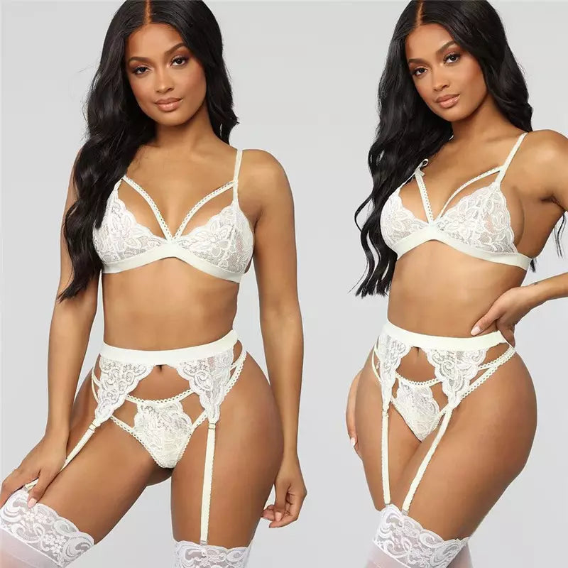 sexy shop Set di 3 pezzi di Lingerie donna - Sensualshop toys