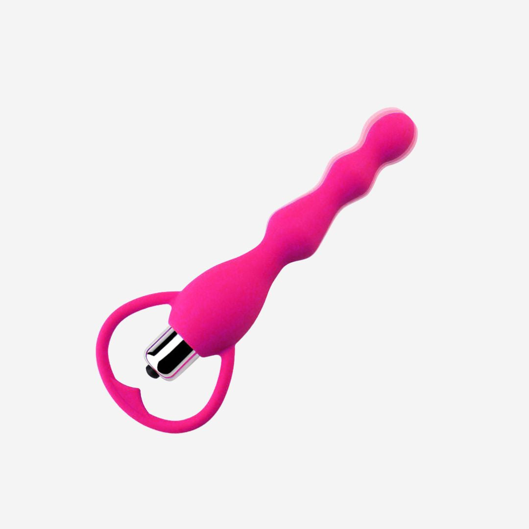 sexy shop Plug Anale Con Palline Vibrante 2in1 Vibratore - Sensualshop toys