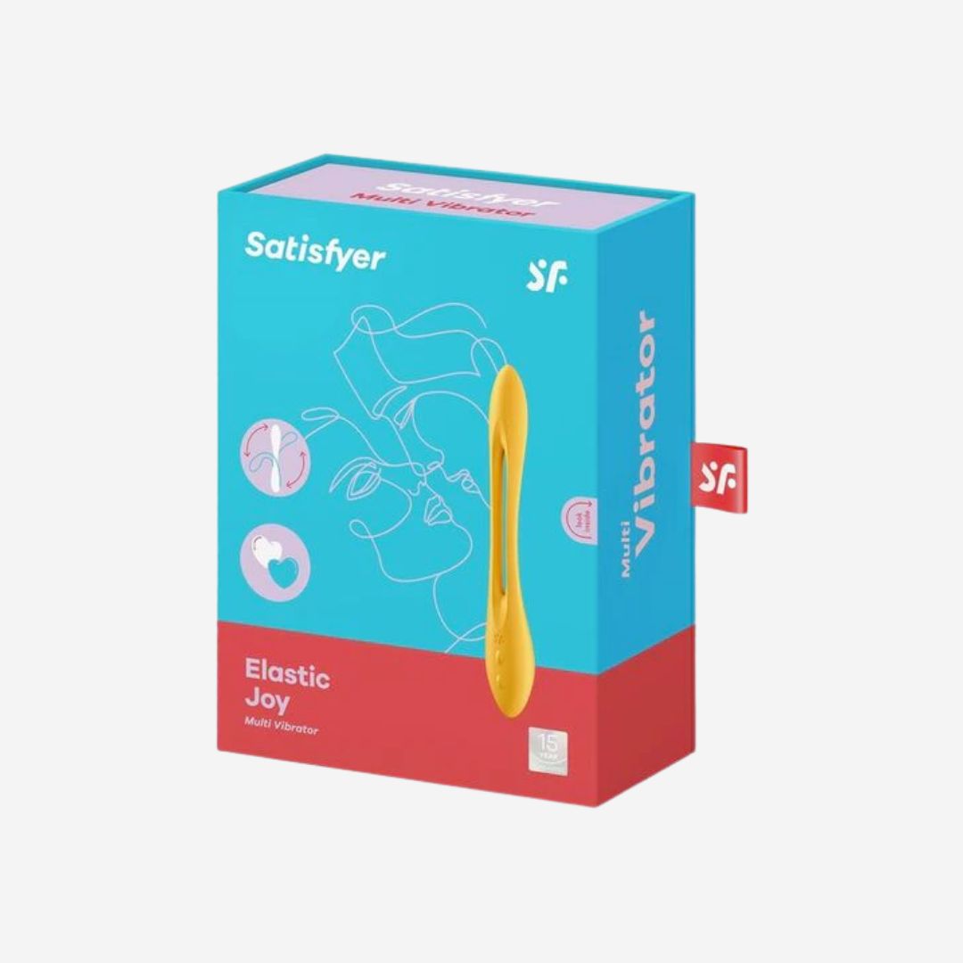 sexy shop Satisfyer Elastic Joy Multi Vibratore Giallo - Sensualshop toys